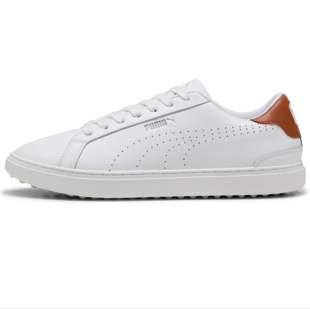 SIZE 7 Puma Golf Classic G, Puma White-ASH Gray,